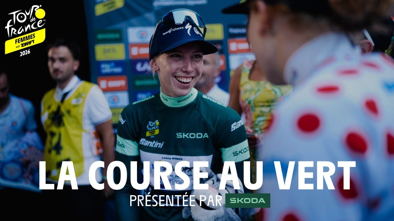 Racing for green - Tour de France Femmes avec Zwift 2026Stage 1 Škoda Green Jersey Minute