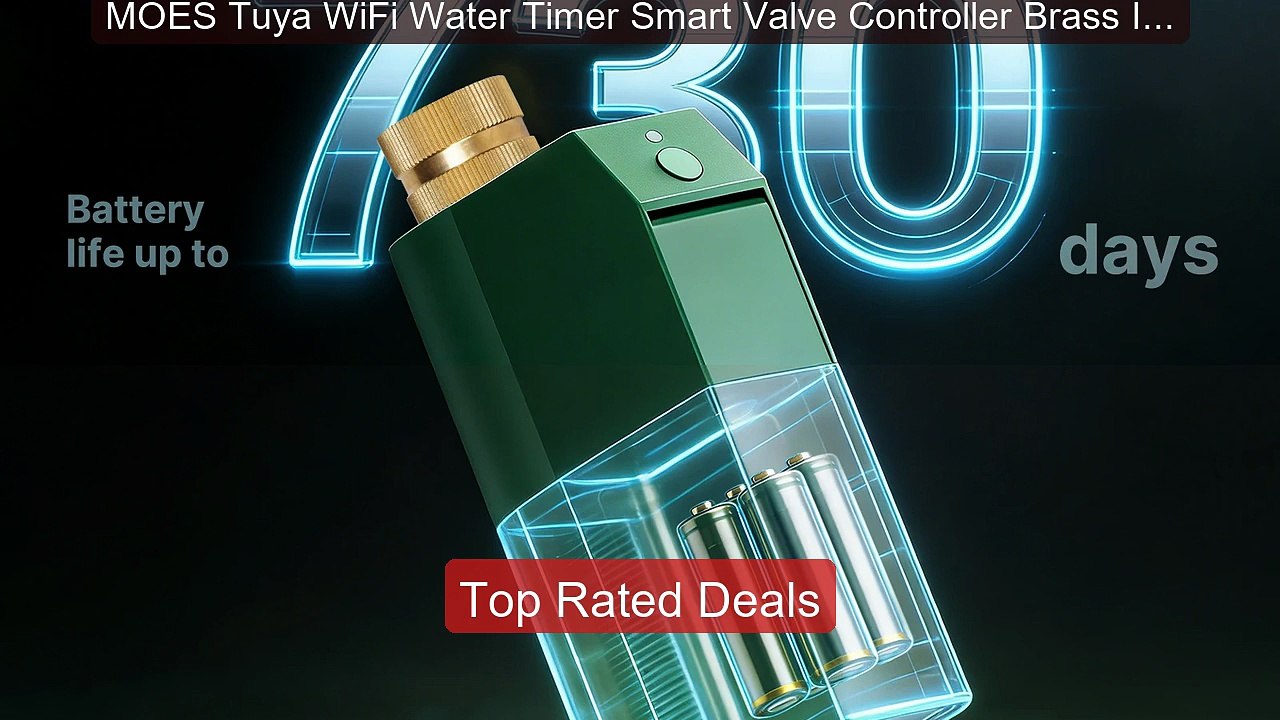 MOES Tuya WiFi Water Timer Smart Valve Controller Brass Inlet&... -- Hot Deal 2026 | Limited Offer!