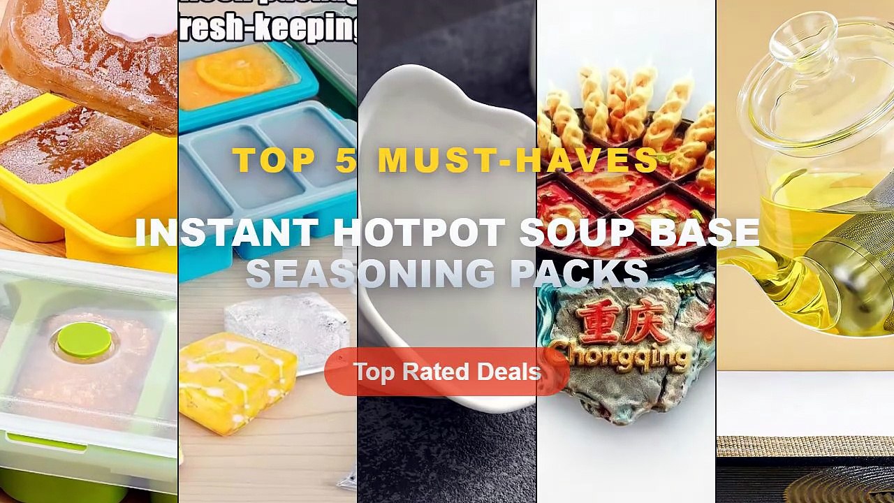 Why Everyone Is Buying Instant Hotpot Soup Base Seasoning Packs - Stainless Steel Seasoning Ball Filter for Tea Chinese ...