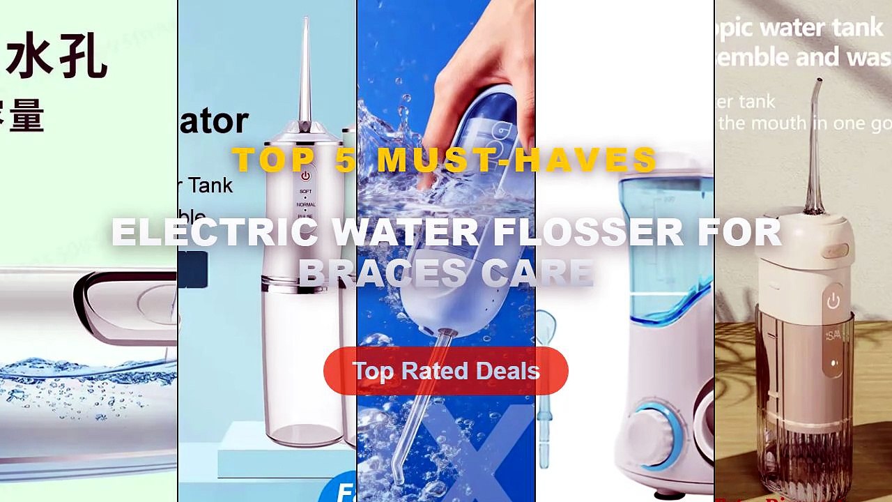 Cheap & Best Electric Water Flosser For Braces Care Unboxing & Review - Electric 4 Modes Portable Water Flosser for Trav...