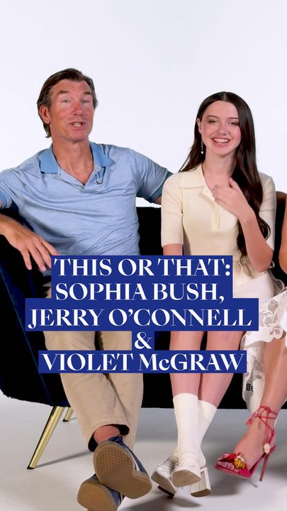 Sophia Bush, Jerry O’Connell, and Violet McGraw Play 'This or That'