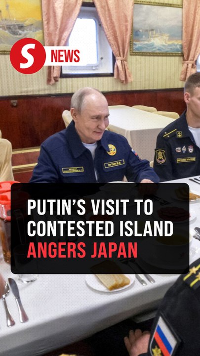 Japan 'strongly protests' Putin's visit to disp...
