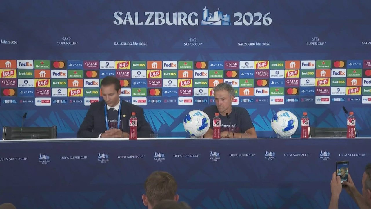 Luis Enrique rueda de prensa post partido tras...