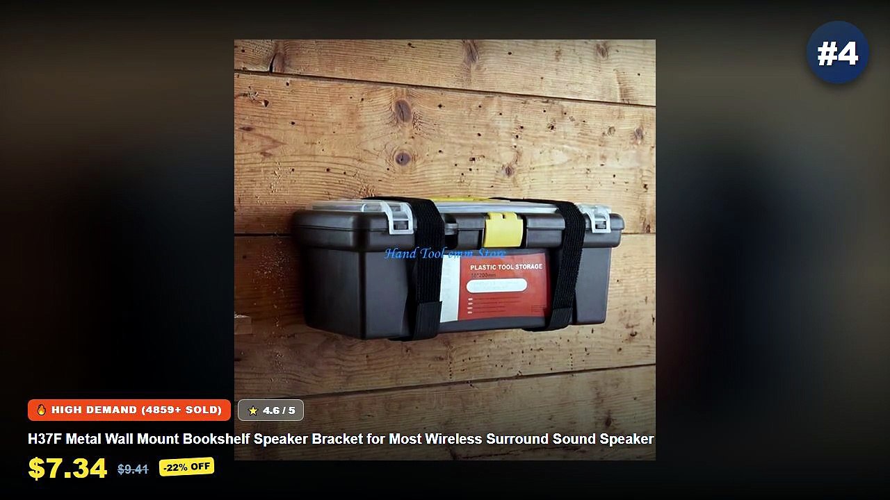 Best Bookshelf Speakers Wall Mount Brackets on...