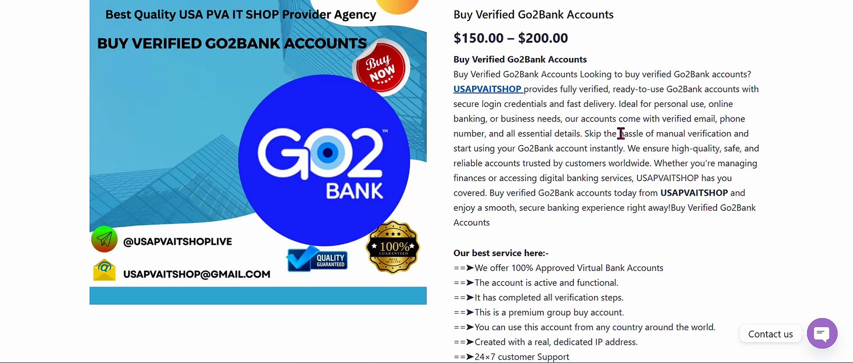 Top 5 Places to Buy Verified Go2Bank Accounts Online Are ...