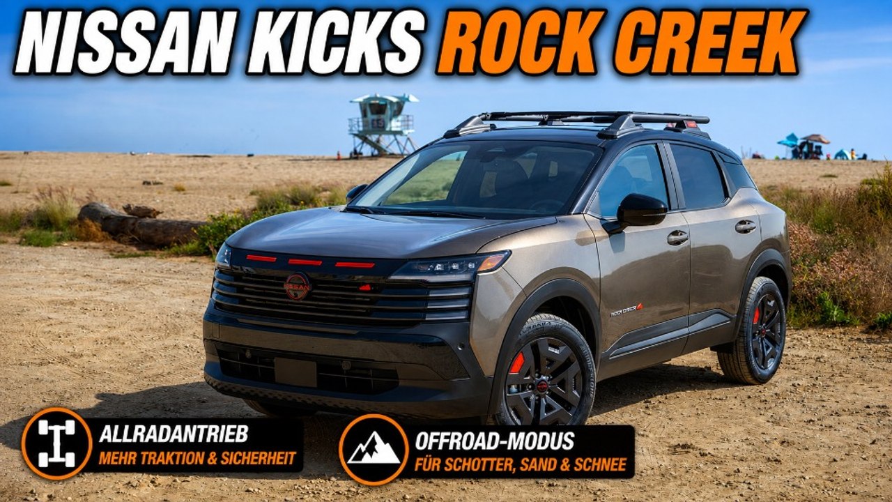 2027 Nissan Kicks Rock Creek: Robuster Style trifft moderne Technik