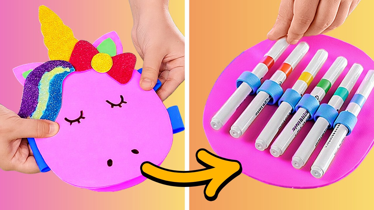 Easy Paper Crafts ✨ Craft Your Way to a Colorful School Year! 🎨✂️