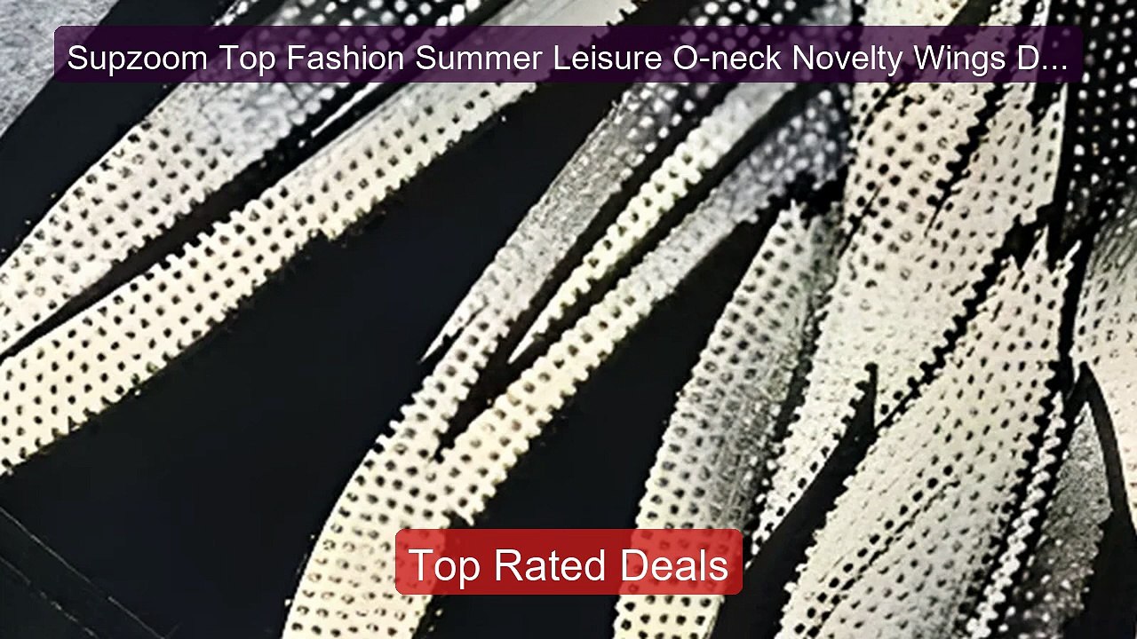Supzoom Top Fashion Summer Leisure O-neck Novel...