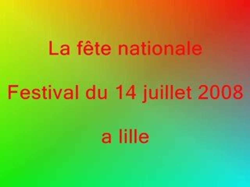 Fête national du 14 juillet 2008