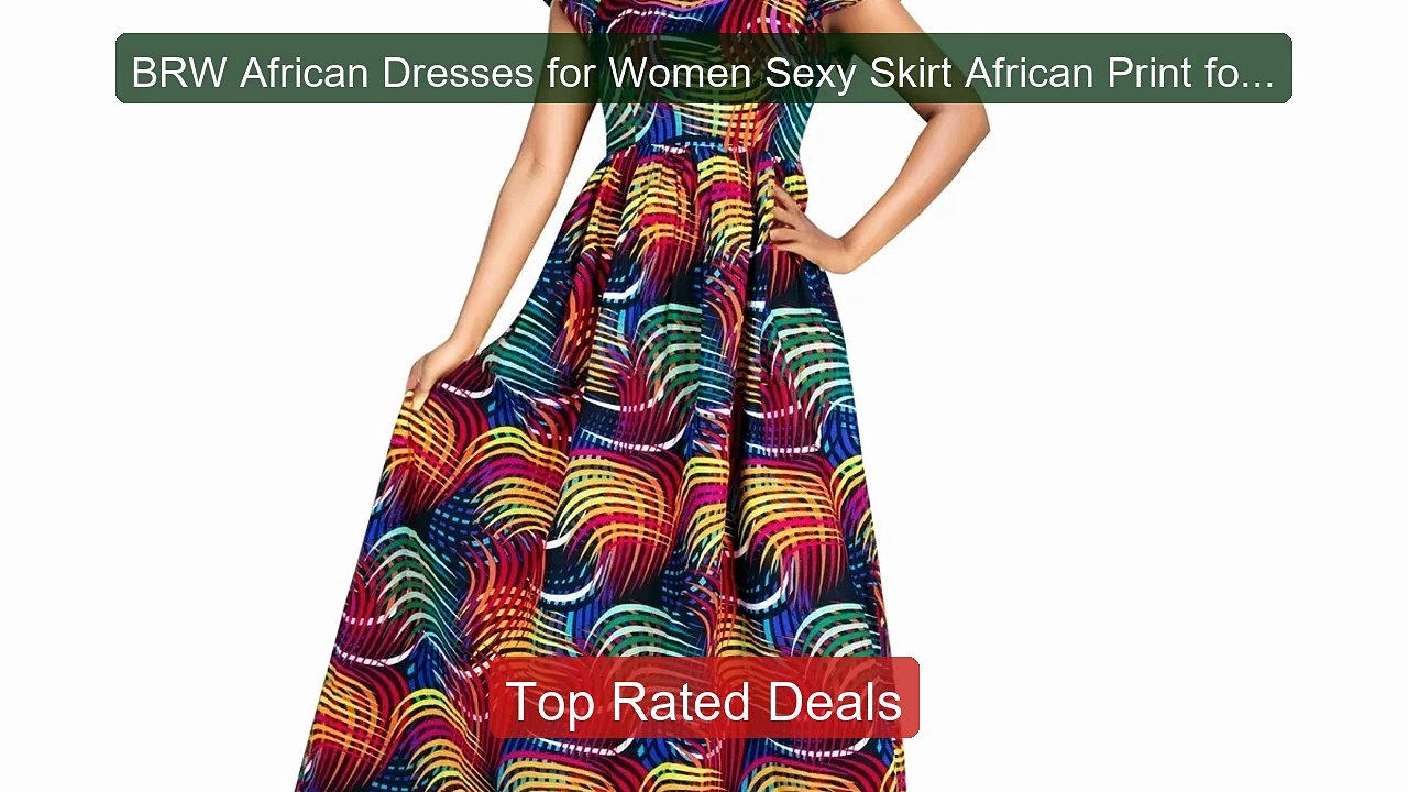 BRW African Dresses for Women Sexy Skirt Africa...