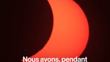 L'éclipse solaire vue d'Hendaye