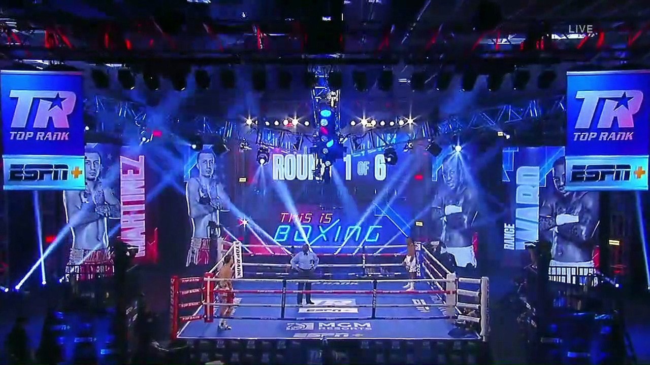 Javier Martinez vs Rance Ward (29-08-2020) Full Fight