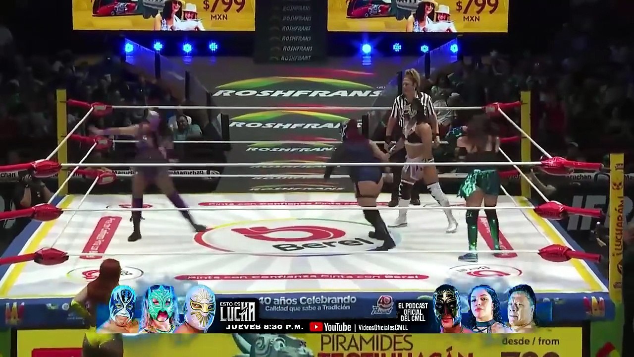 Keyra, Hera & Olympia vs. Garra Negra, India Sioux & Lluvia - jul 5, 2026