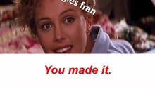 You made it.