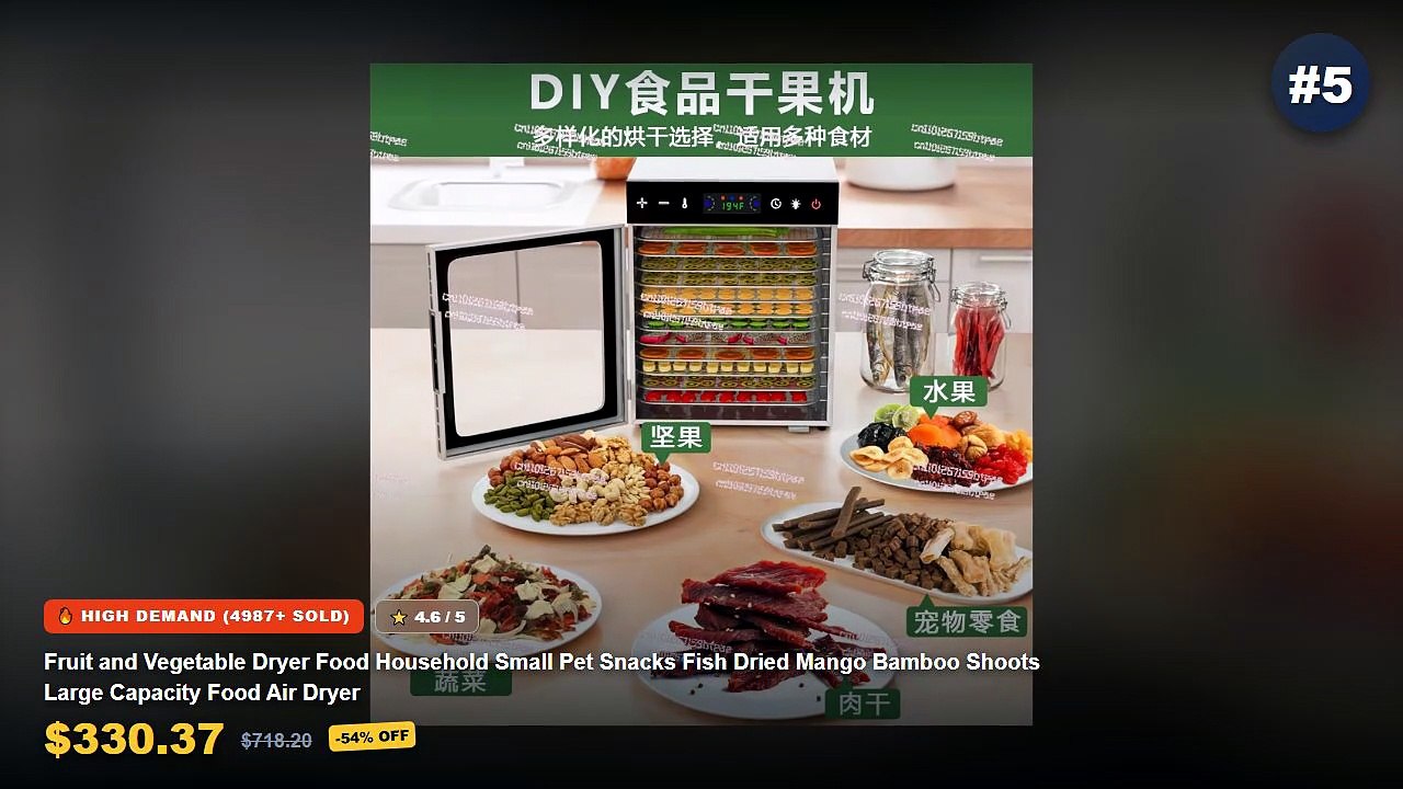 Don't Buy Dried Mango Slices Bulk Snack Pack Before Watching This! - Pet Snack Dehydrator Vegetable and Meat Drying Mach...