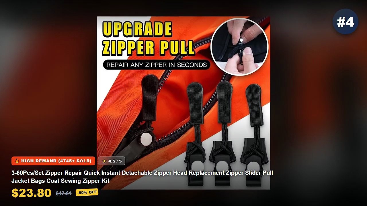 Cheap & Best Zipper Repair Kit Replacement Slid...