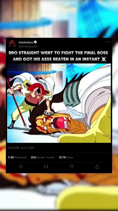 Whitebeard defeated a Giant on Marineford 💀 #anime #onepiece