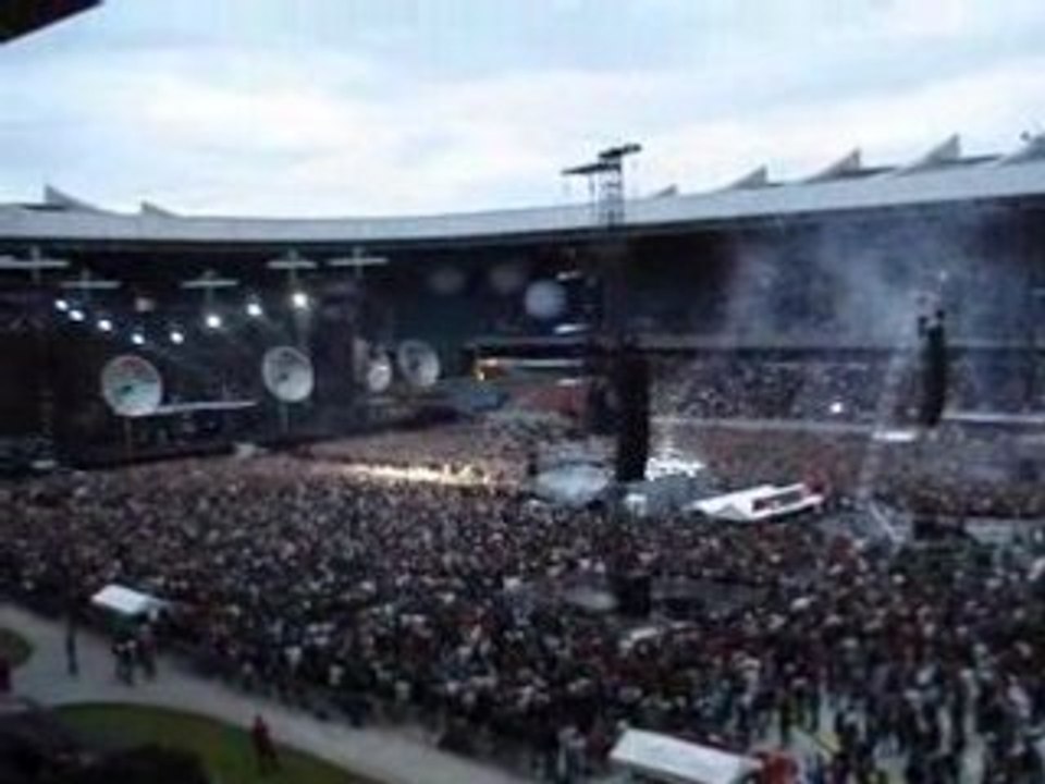 muse parc des princes arrivé