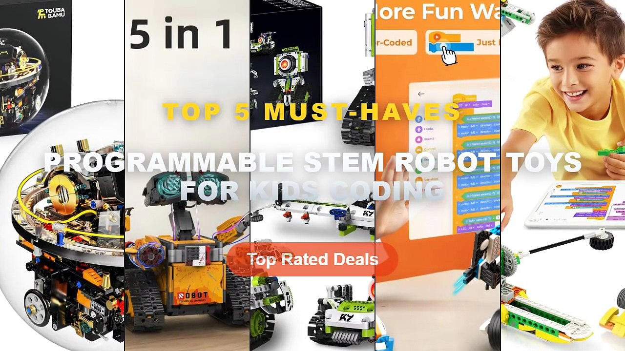 Cheap & Best Programmable STEM Robot Toys For K...