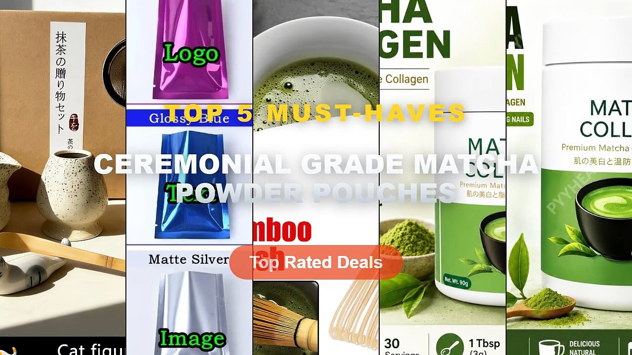 Top 5 Best Ceremonial Grade Matcha Powder Pouch...