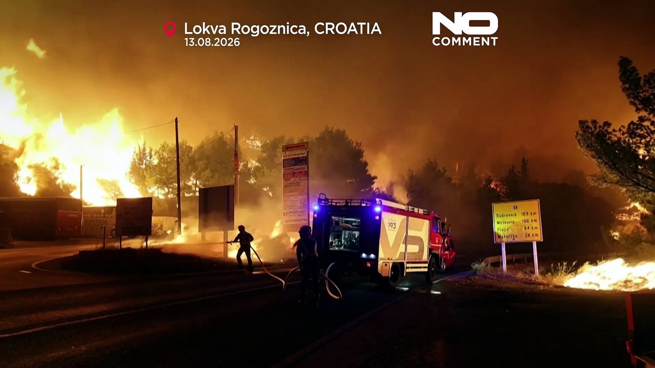 Waldbrand: 1000 Menschen fliehen vor Flammen an Kroatiens Küste