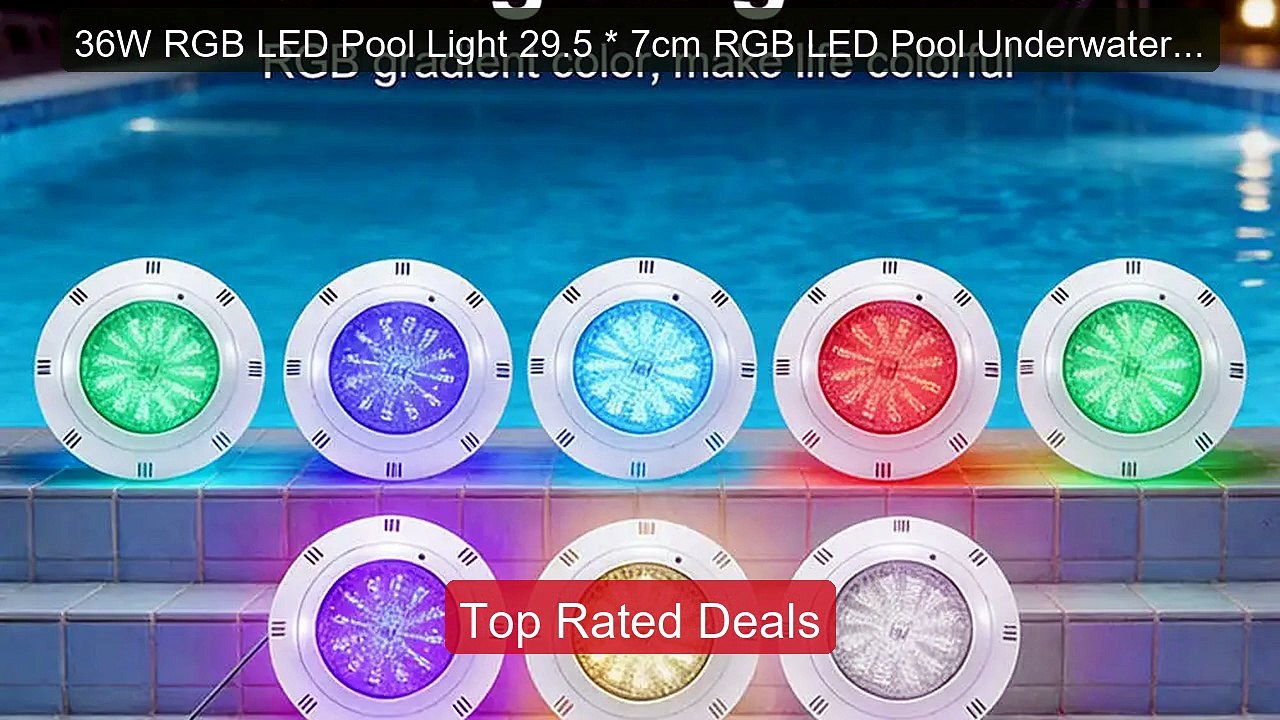 36W RGB LED Pool Light 29.5 * 7cm RGB LED Pool...