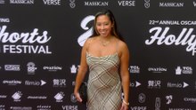 Aurora Adachi-Winter on the red carpet at the opening night of the 2026 HollyShorts Film Festival