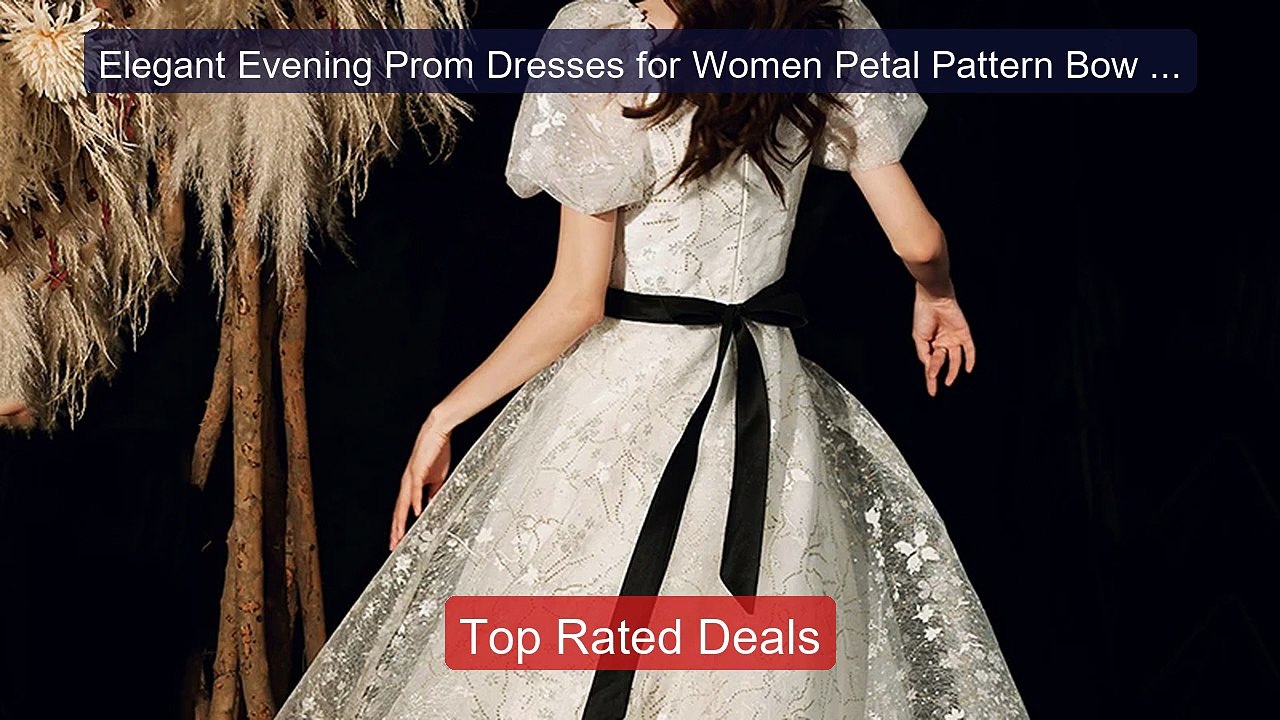 Elegant Evening Prom Dresses for Women Petal Pa...