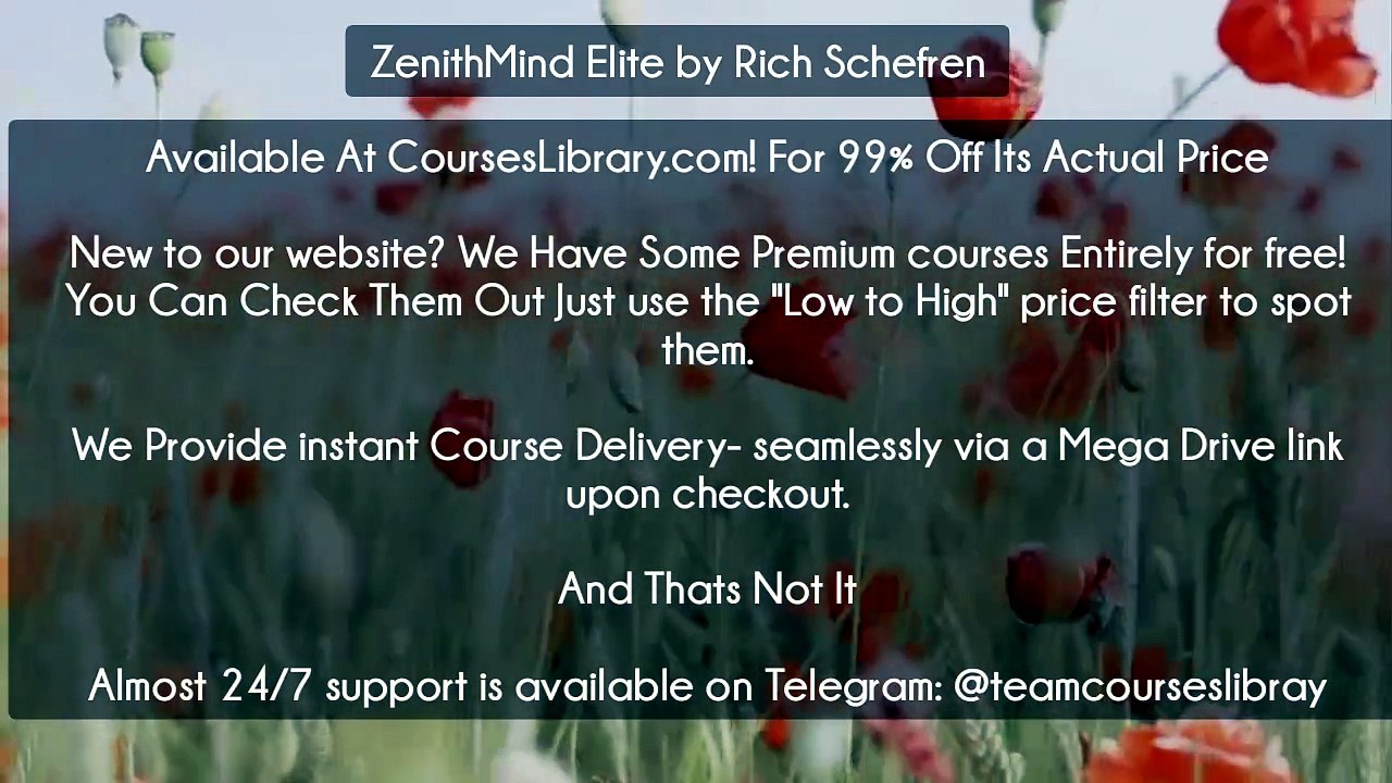(Courseslibrary.com)ZenithMind Elite by Rich Sc...