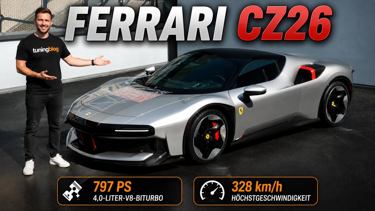 Ferrari CZ26: Das steckt im exklusiven Hybrid-Supersportwagen