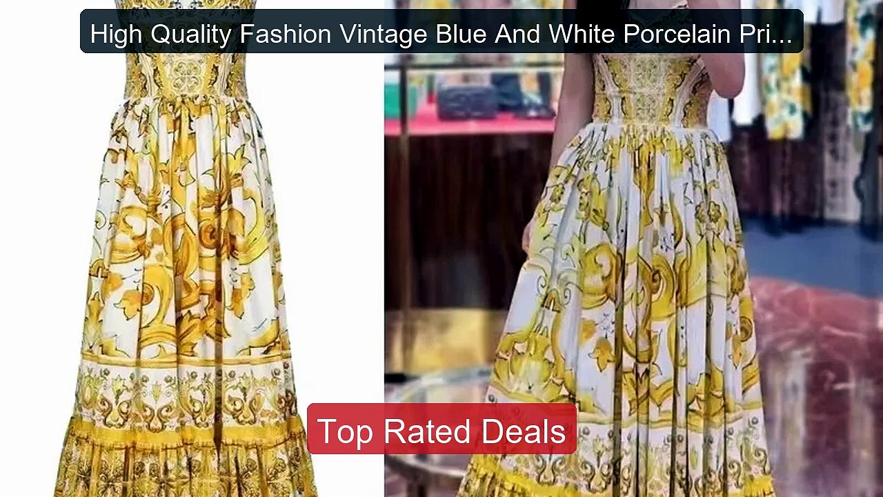 High Quality Fashion Vintage Blue And White Por...