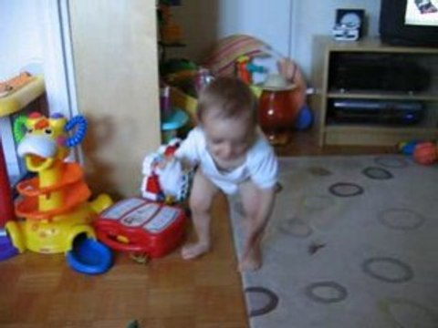 Les premiers pas de Clara (15 juillet 2008)