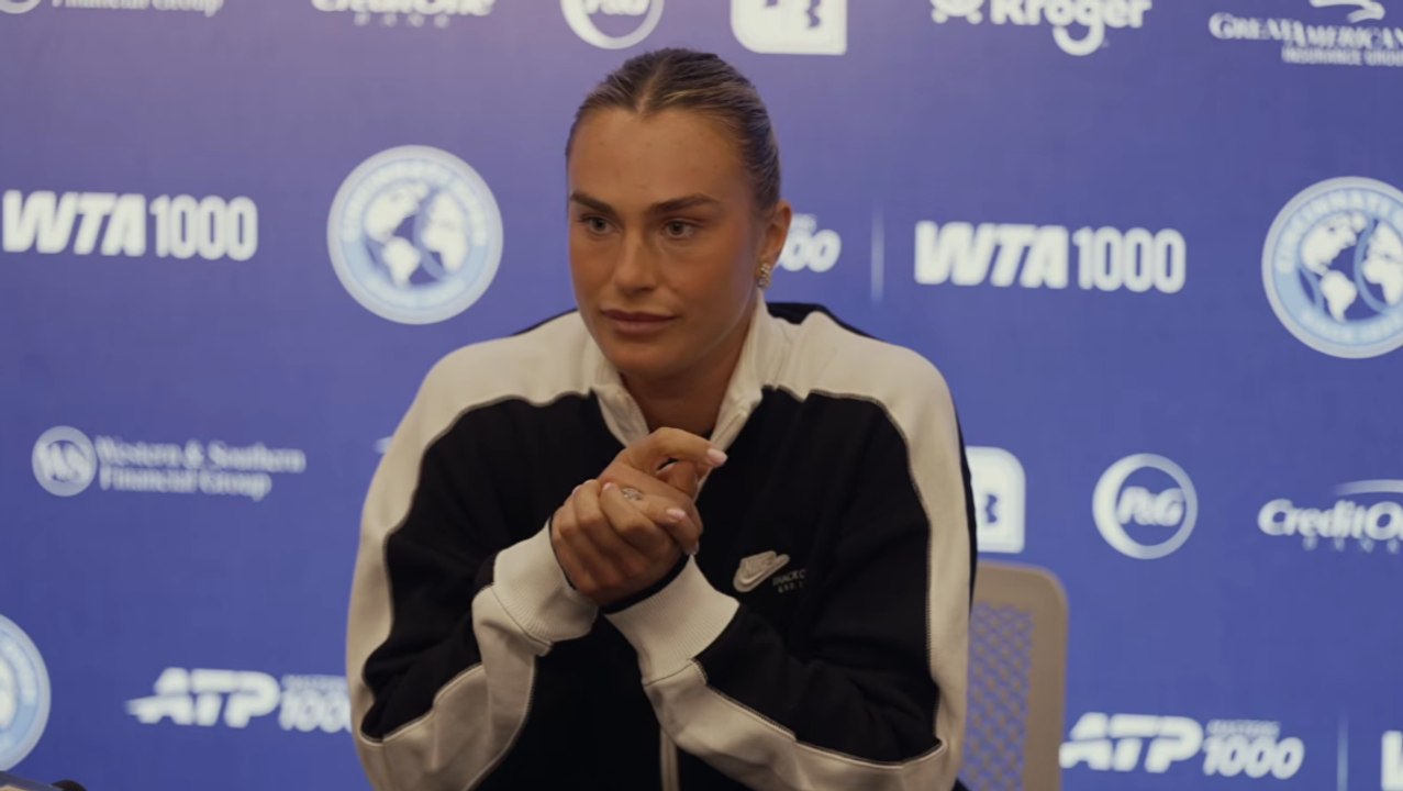 Cincinnati 2026 - Aryna Sabalenka sur la place...