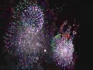 FEU D'ARTIFICE CARCASSONNE 14 JUILLET 2008