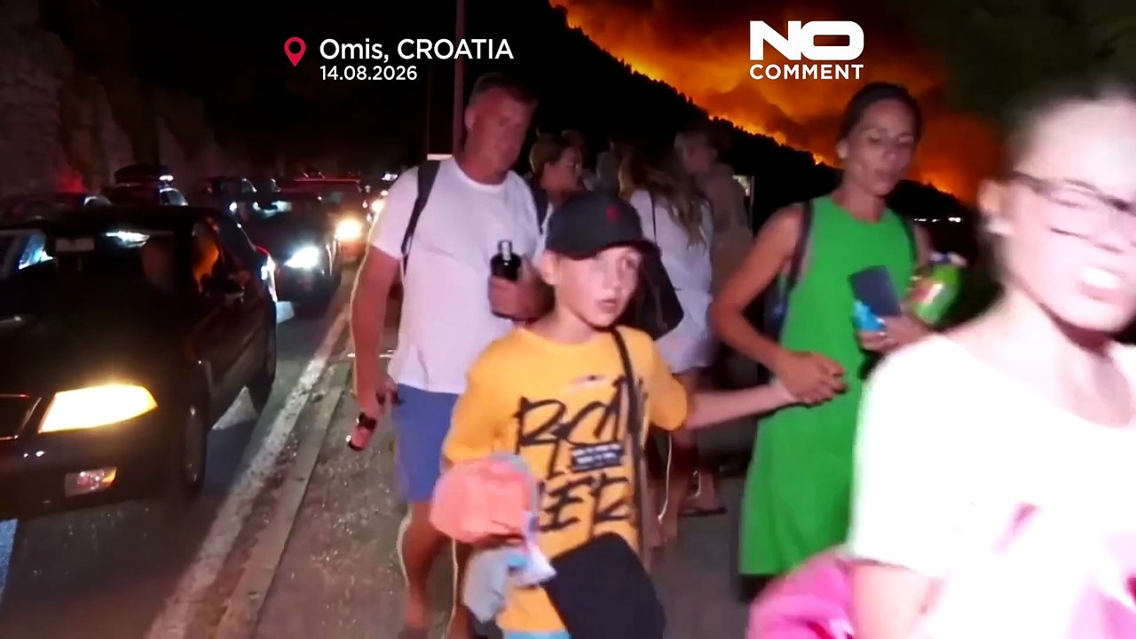Kroatien: Waldbrand bei Omiš verletzt Anwohner und stört Urlaubsverkehr