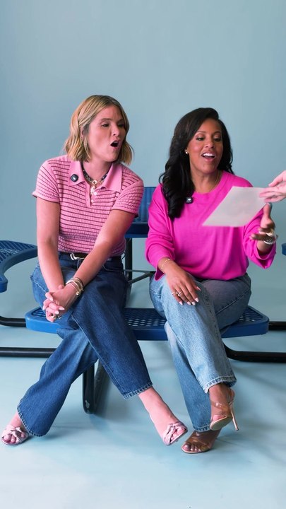 Sheinelle Jones and Jenna Bush Hager React to Throwback School Photos