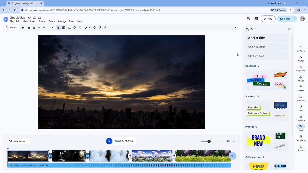 Google Vids 71 Exporting as MP4 File