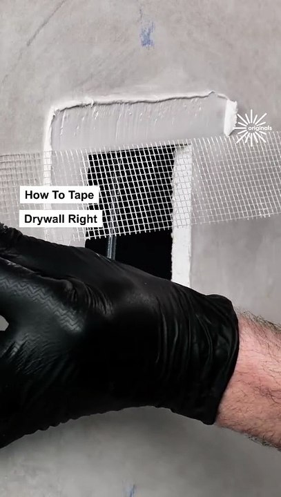 Taping drywall the right way🙌
