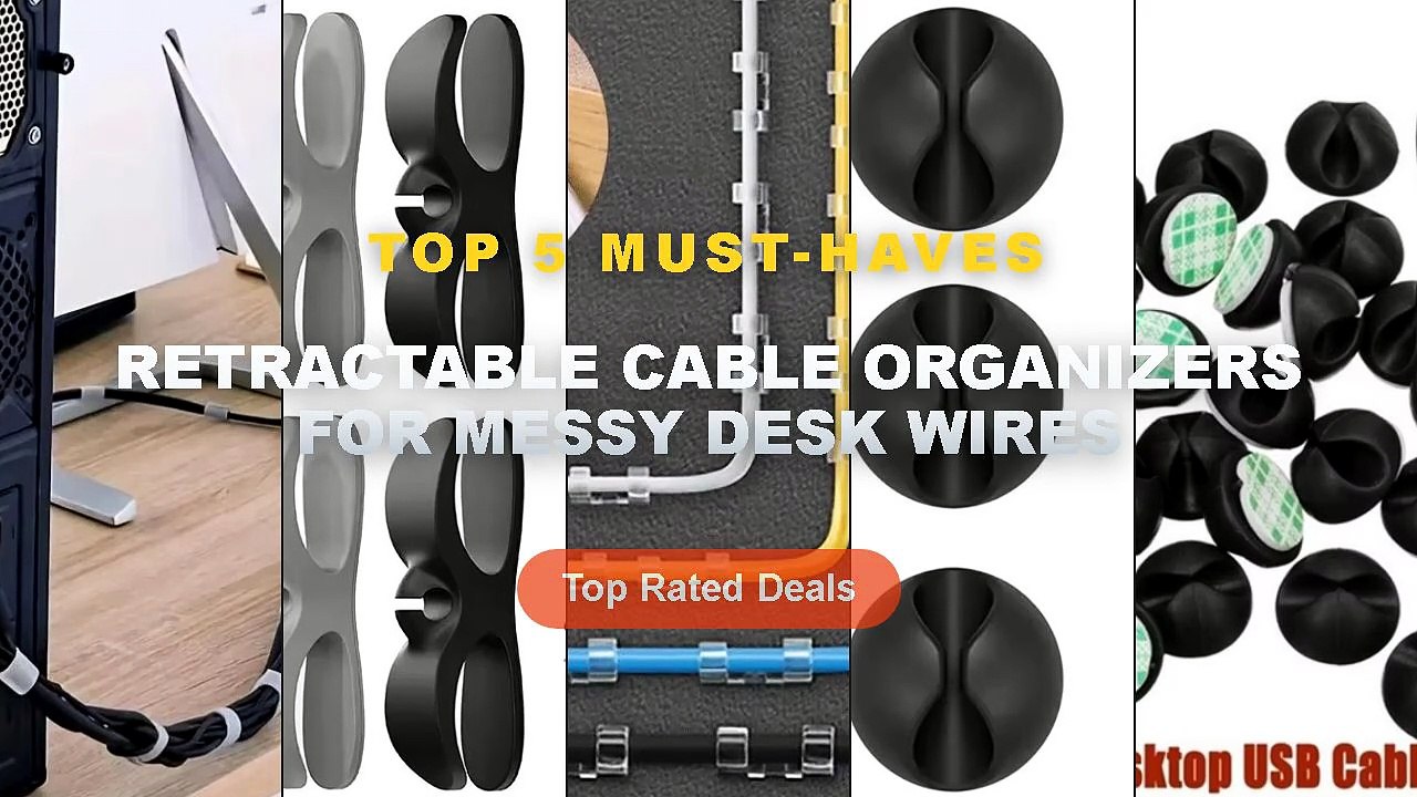 Top 5 Best Retractable Cable Organizers For Mes...