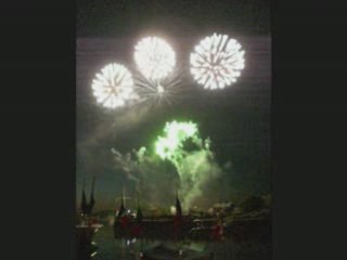 Feux d'artifice de Honfleur au 14 Juillet 2008 - partie 1