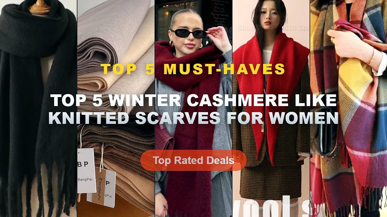 Don't Buy Top 5 Winter Cashmere Like Knitted Sc...