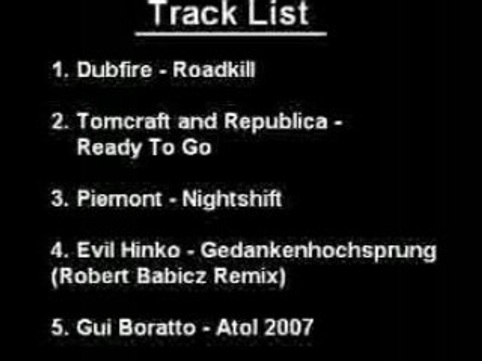 Electro and Minimal Mix