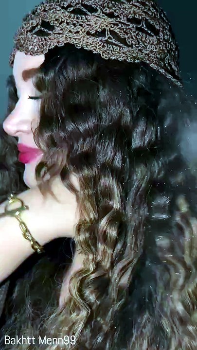 Glitter Curly Hair