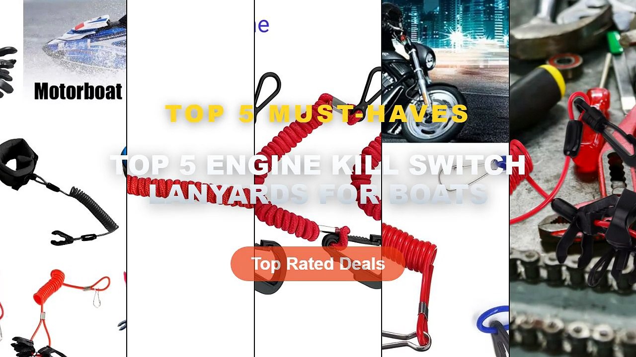 Cheap & Best Top 5 Engine Kill Switch Lanyards For Boats Unboxing & Review - Universal Outboard Motor Kill Switch Safety...
