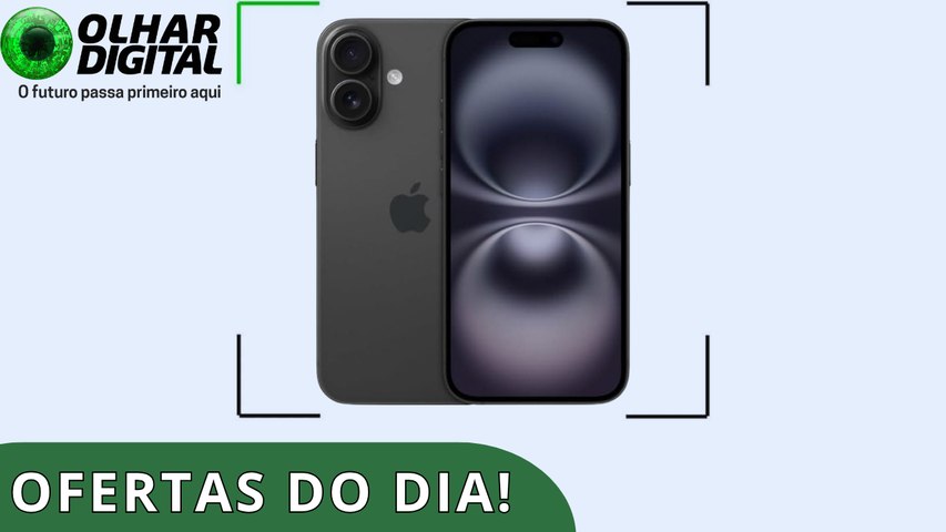 Ofertas do dia: iPhone 16 pela metade do preço e mais promoções