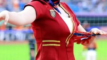 Ha Ji-won Flight Attendant Uniform Dance Cam Cheerleader EP 214