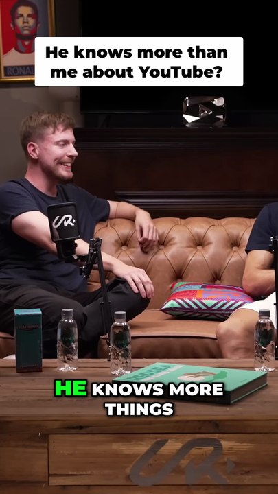 Cristiano Ronaldo e Mrs. Beast conversando