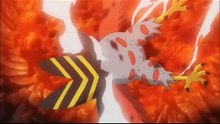 Ash jumps into an active volcano like if he were a Flying-type Pokémon,.. 😱