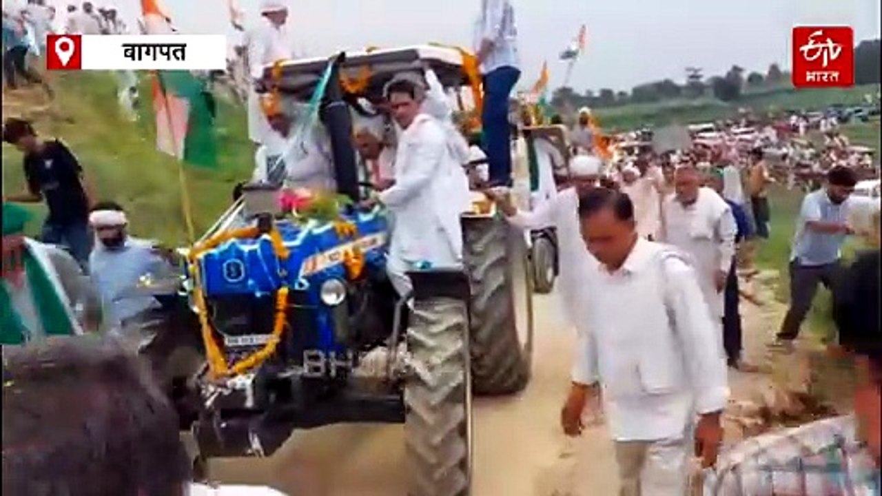 बागपत में दिल्ली-देहरादून एक्सप्रेसवे पर भाकियू...