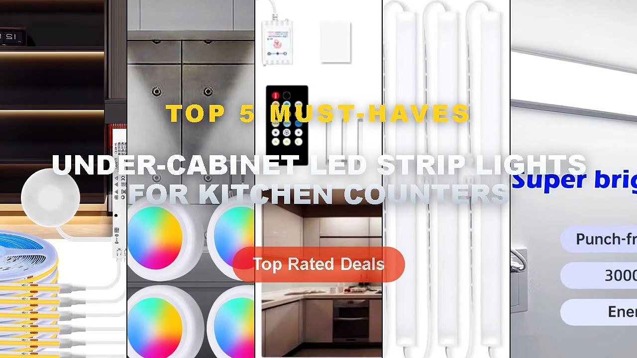 Top 5 Best Under-Cabinet LED Strip Lights For K...